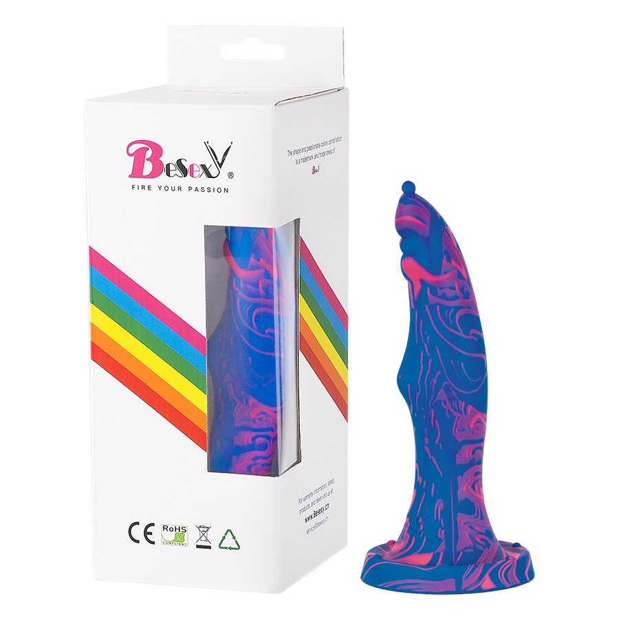 Dispositivo Silicona Grado Médico Con Base De Ventosa Y Tres Nódulos by BESEXY